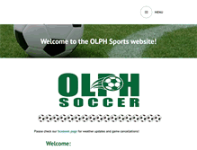 Tablet Screenshot of olphsports.org